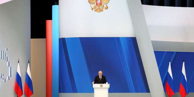 Vladimir Poutine, dans son discours annuel à la nation, met en garde les Occidentaux contre une « menace réelle » de guerre nucléaire