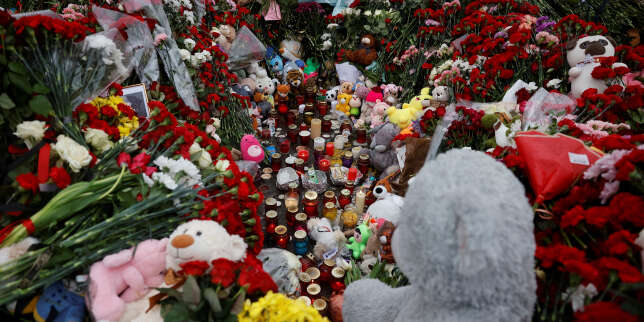Attentat près de Moscou : les images des hommages après l’attaque au Crocus City Hall