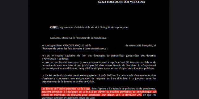 Dans la Manche, les techniques agressives de la police pour empêcher les traversées de migrants