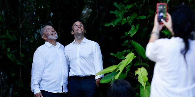 Au Brésil, Emmanuel Macron affiche un front commun avec Lula dans la lutte contre le réchauffement climatique