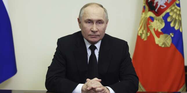 En images : Vladimir Poutine promet que les responsables de l’attaque à Moscou seront « punis »