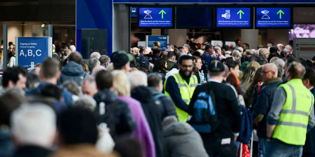 En Allemagne, des mouvements de grève paralysent une grande partie des transports aériens et ferroviaires