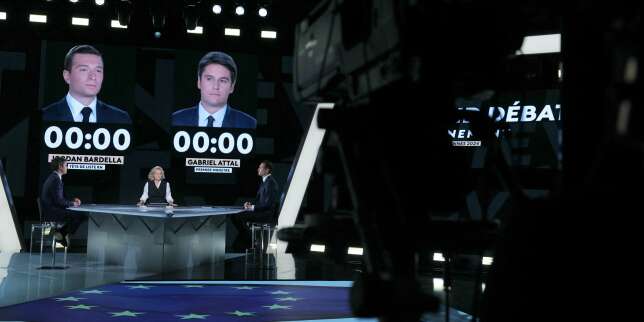 Elections européennes 2024 : un Gabriel Attal offensif malmène Jordan Bardella dans un débat au sommet