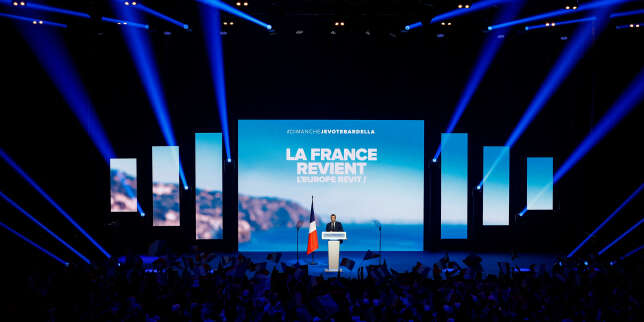 Européennes : le directeur de la gendarmerie nationale qualifie de « message inadmissible » une affiche du RN montrant un gendarme de dos