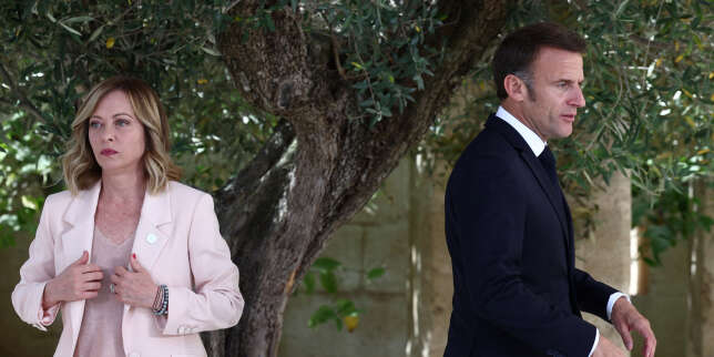 Au sommet du G7, l’avortement absent des engagements, sur fond de tensions Macron-Meloni